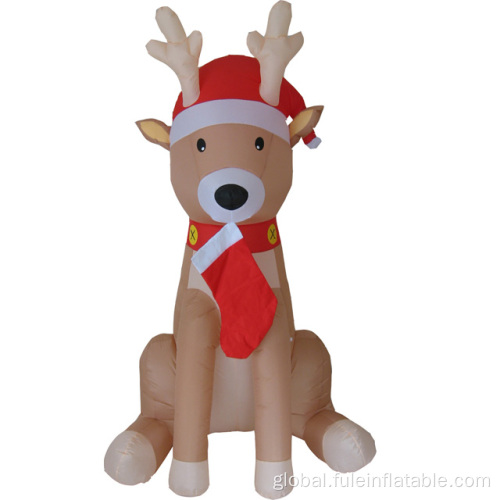 Reindeer Christmas Inflatables Holiday inflatable Reindeer for Christmas decoration Factory